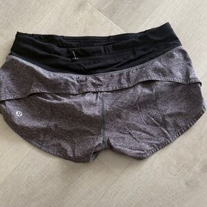Lululemon Seed Up High-Rise Lined 2.5” Women's Heathered Athletic Shorts